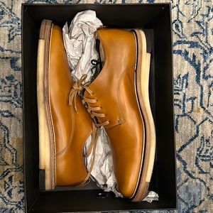 Tan Fendi Leather Dress Shoes